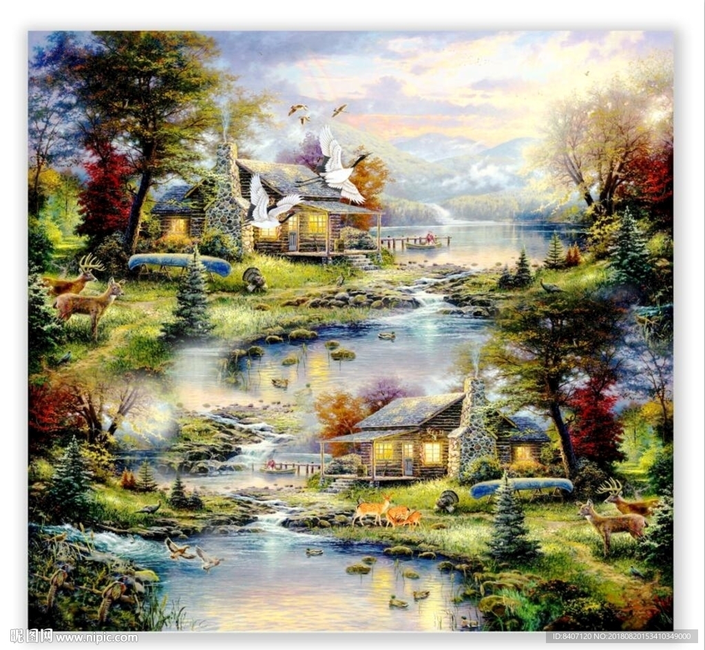 油画风景