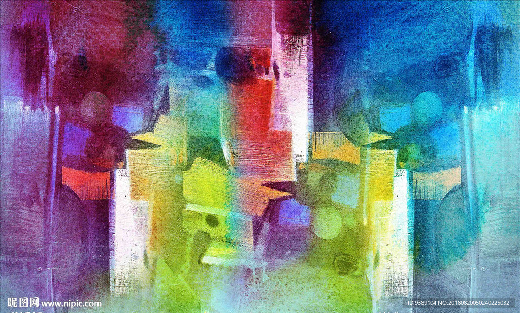 抽象油画