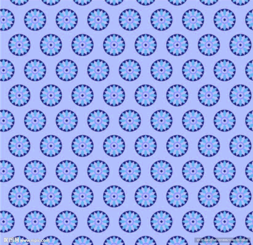 服装图案 T恤图案 几何小花