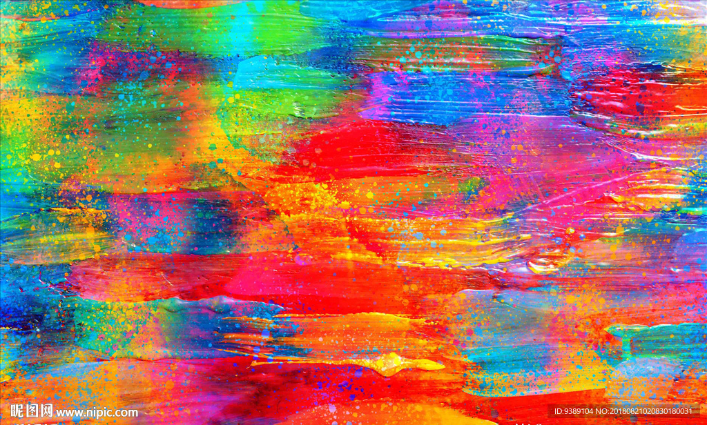 抽象油画
