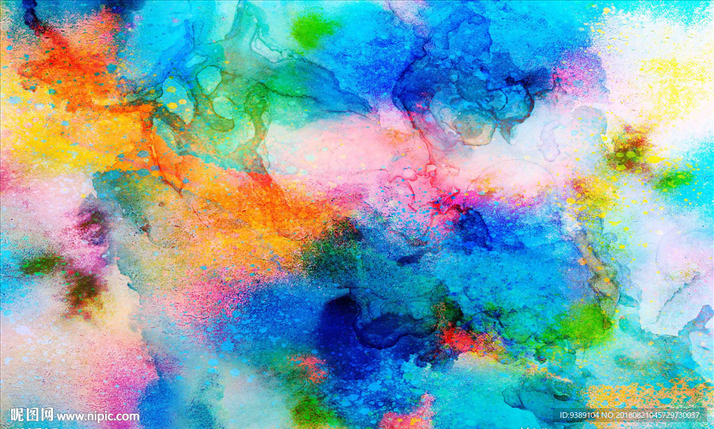 抽象油画