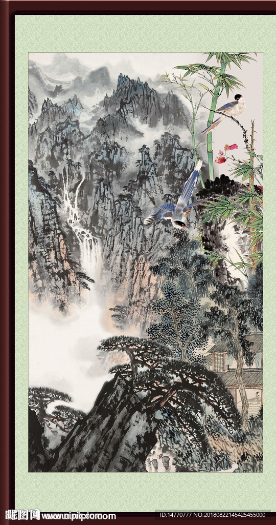 巨幅山水画