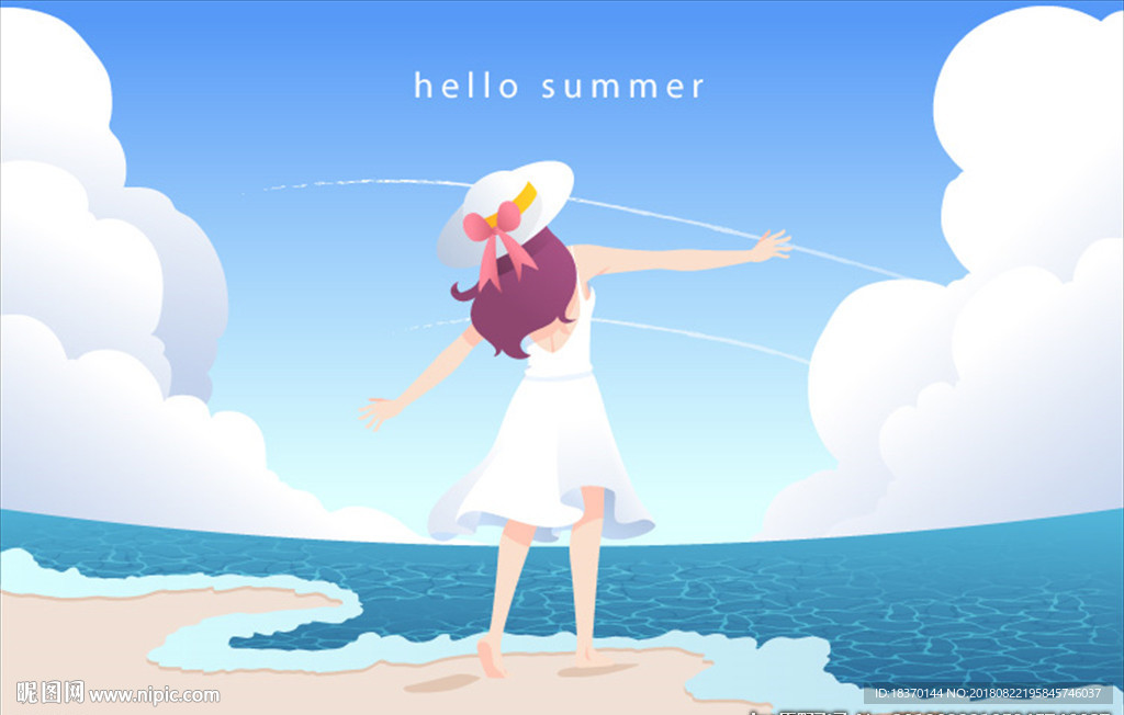 海景美女