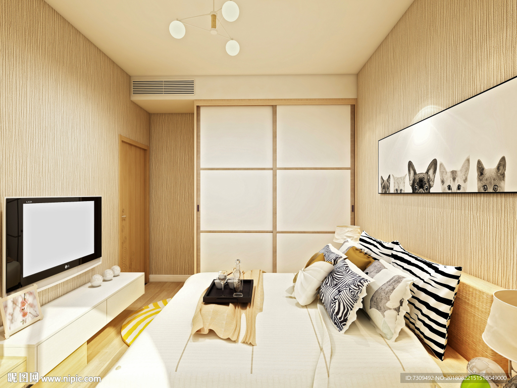 北欧风格家居房间装修效果图