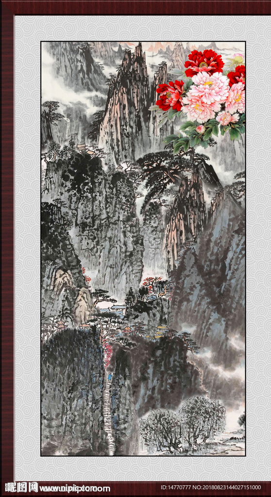 国画牡丹