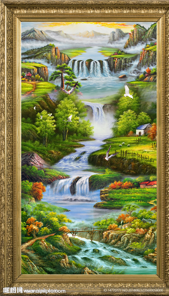 山水油画