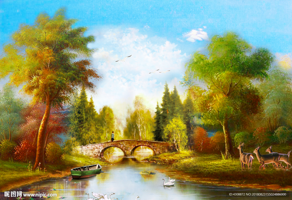 油画风景