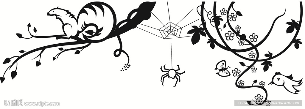 森林小动物矢量