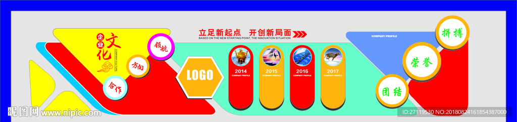 企业文化背景墙