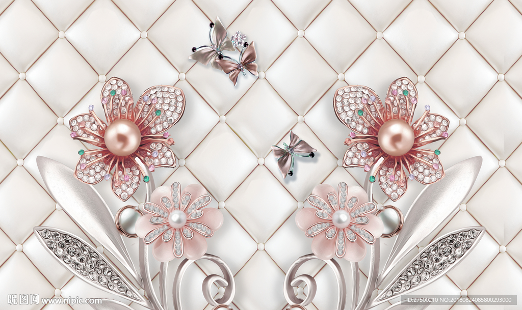 软包珠宝背景墙