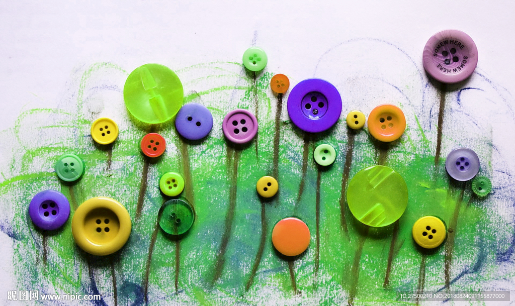 扣子抽象背景墙