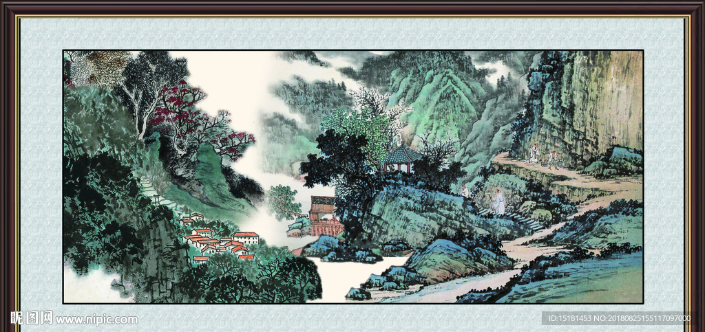 山水国画