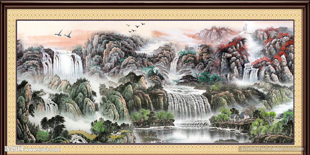 山水国画