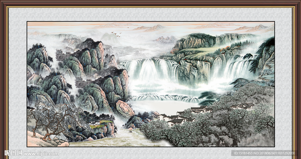 山水国画