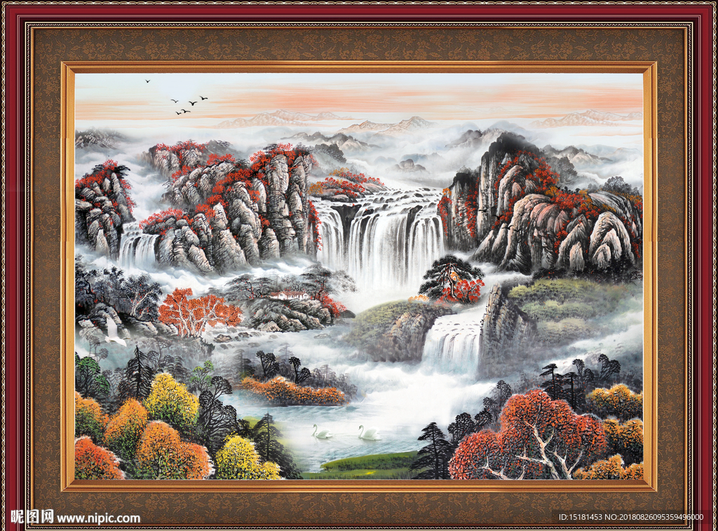 山水国画