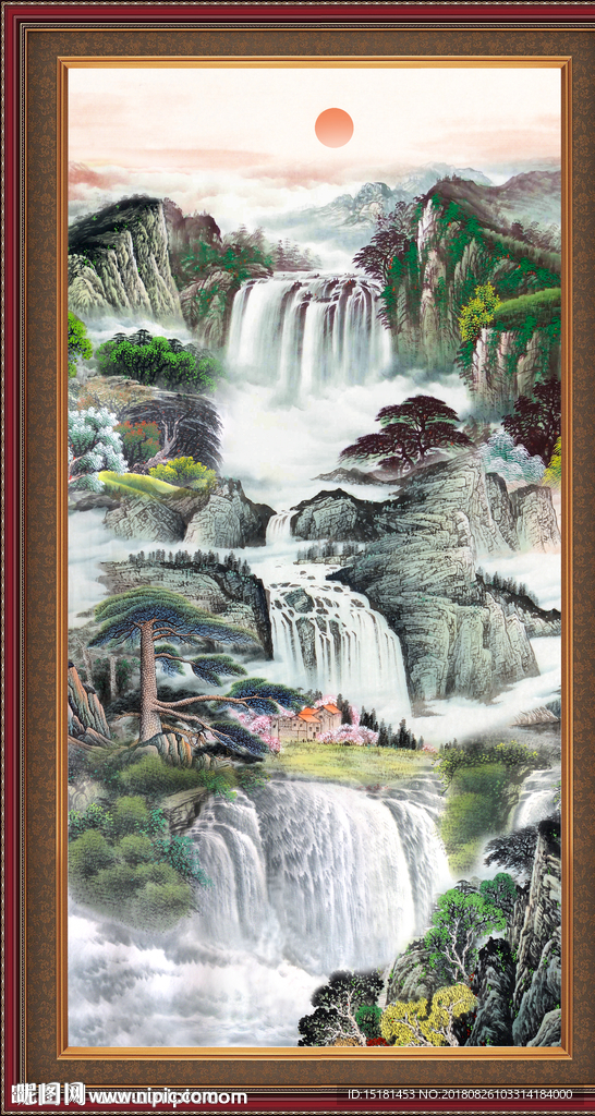 巨幅山水画