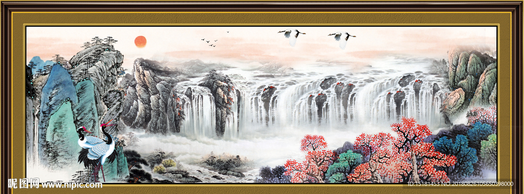 山水国画