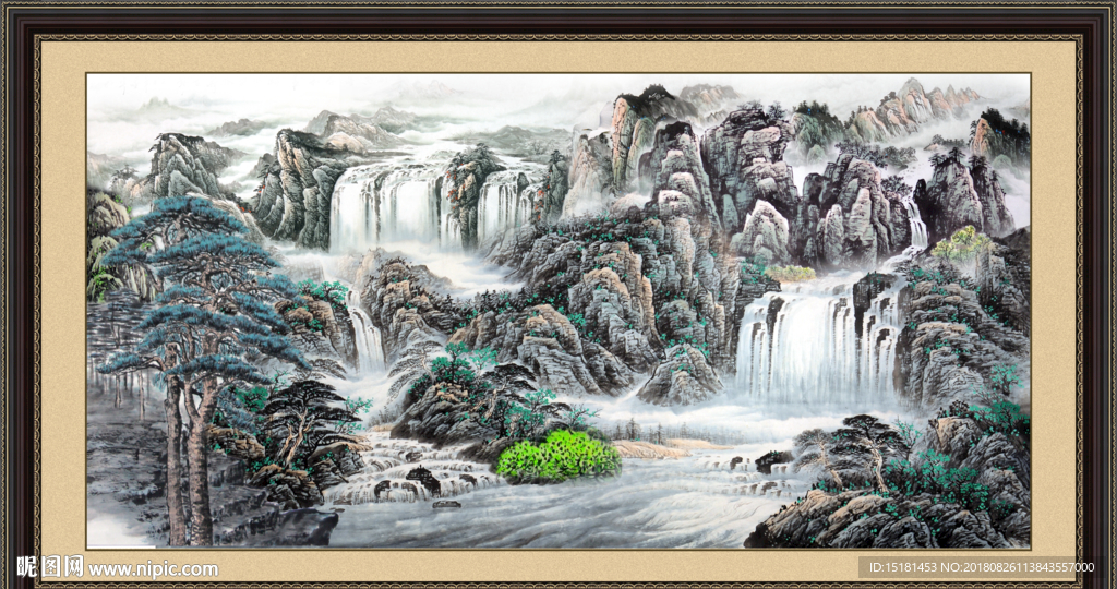 山水国画