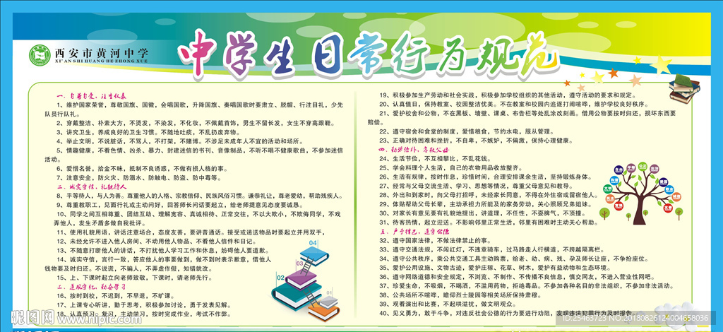 中学生行为规范