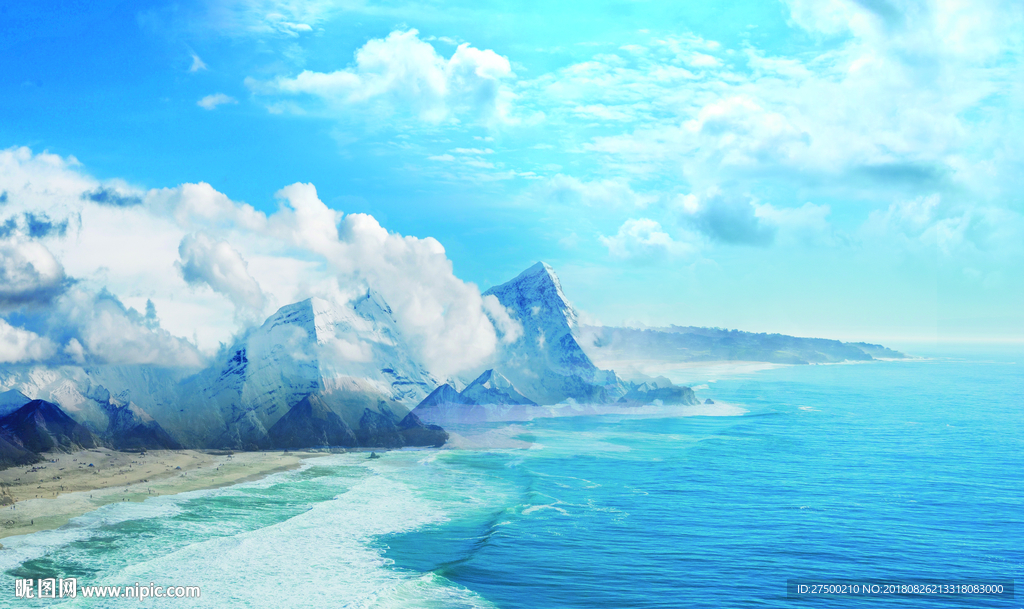 山水背景墙