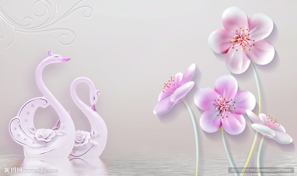 简约欧式背景墙