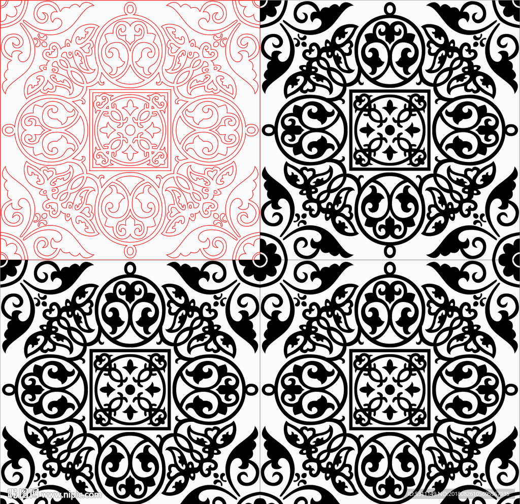雕刻花纹