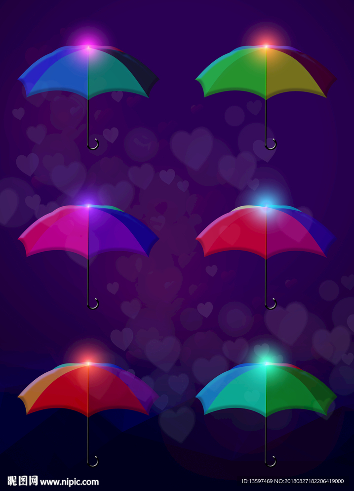 卡通雨伞