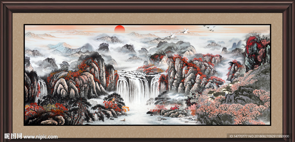山水国画