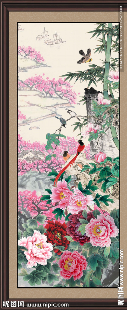 国画牡丹