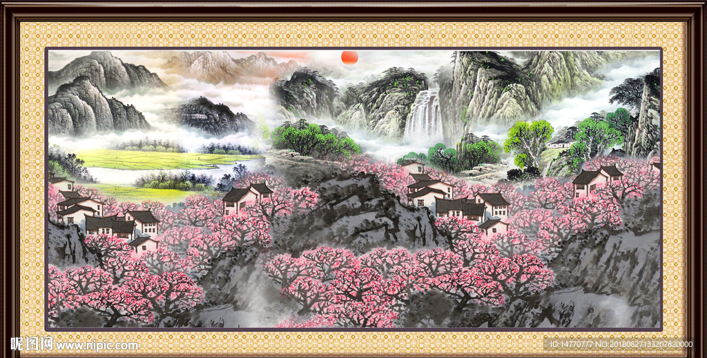 国画山水