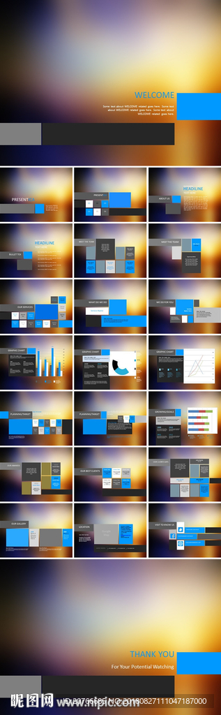 PPT模板 PPT图表 PPT