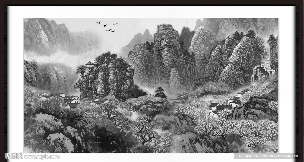 水墨国画