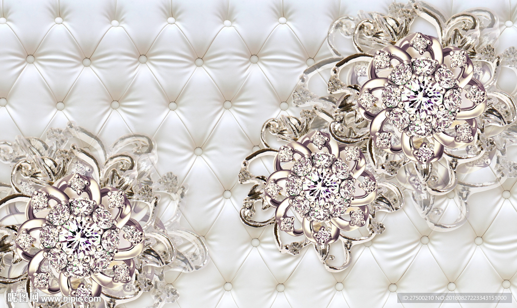 珠宝软包背景墙