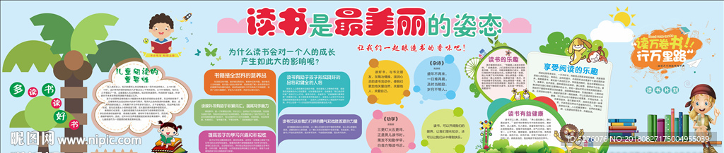 书香校园宣传栏