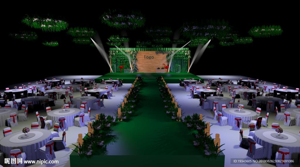 森系婚礼效果图