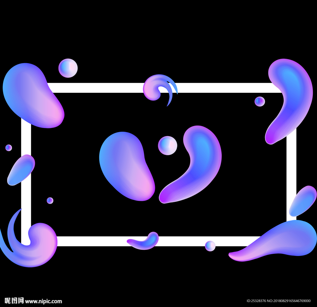 游离漂浮的色彩