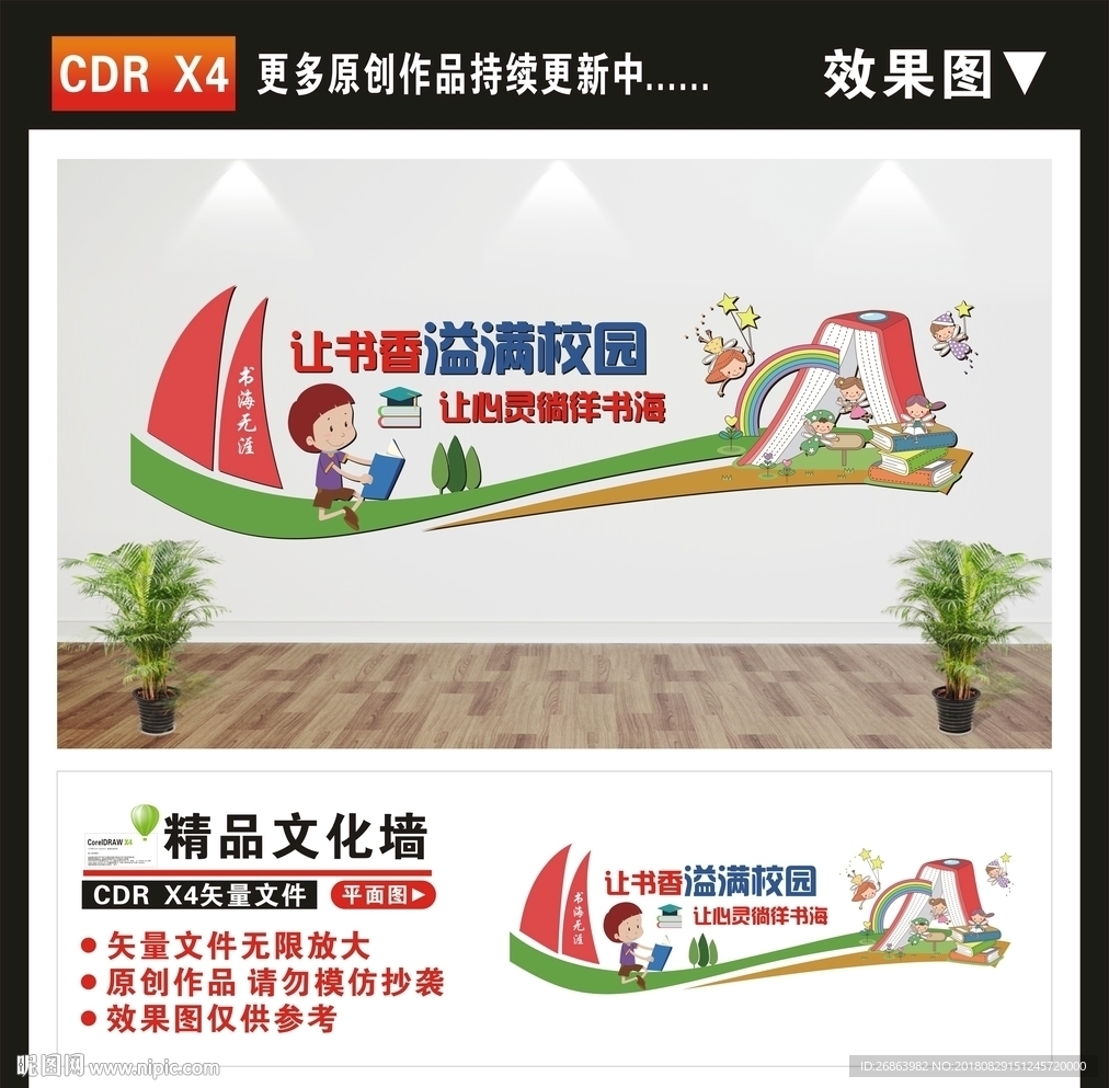 图书室文化墙