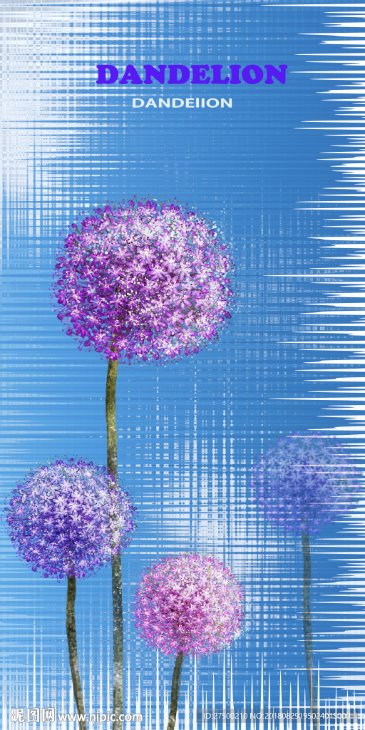 小清新蒲公英玄关