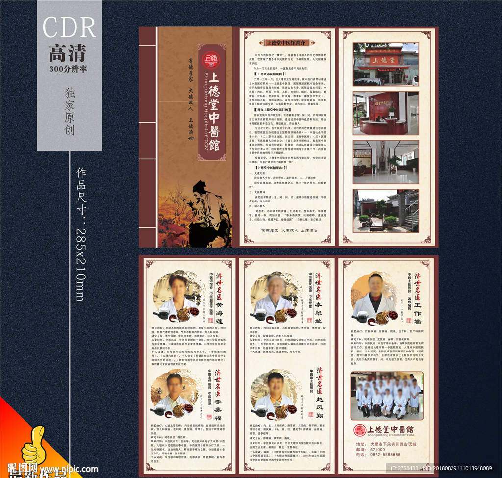中医折页