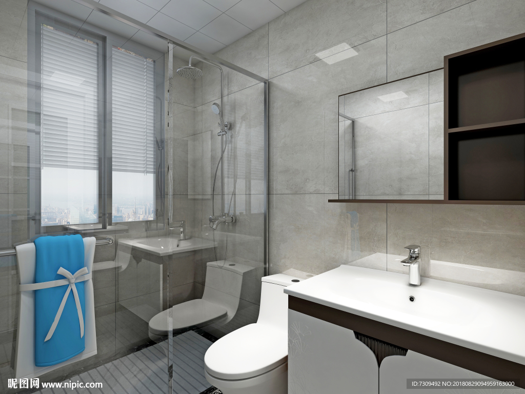 简欧风格卫生间装修效果图