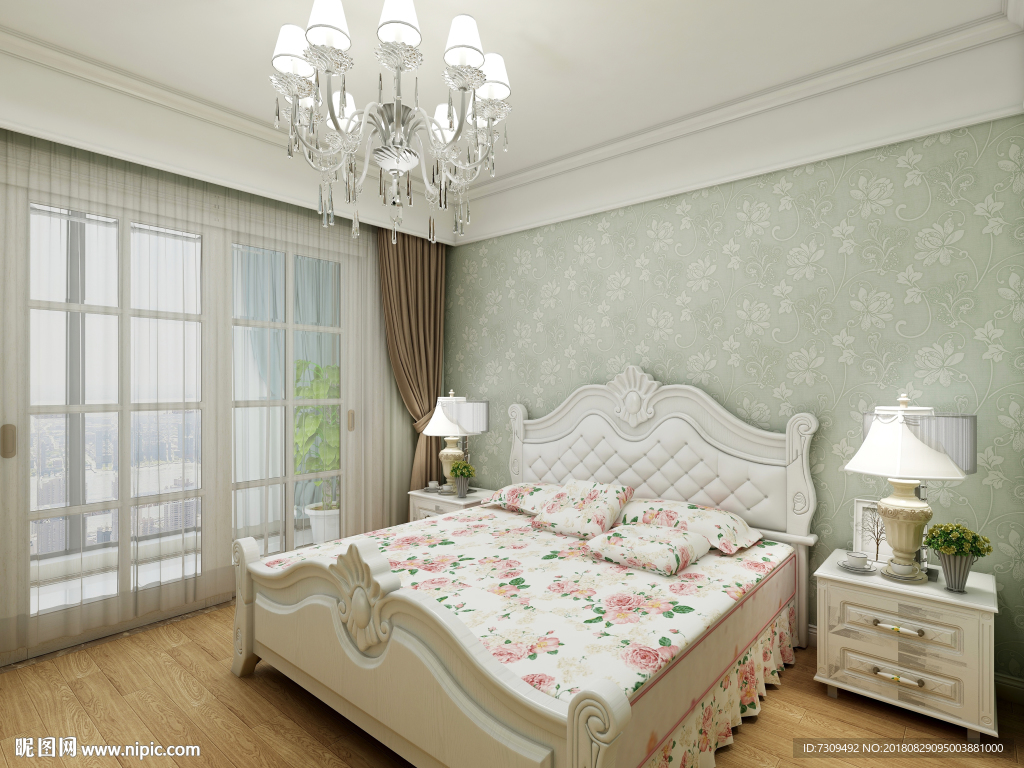 简欧家居卧室装修效果图