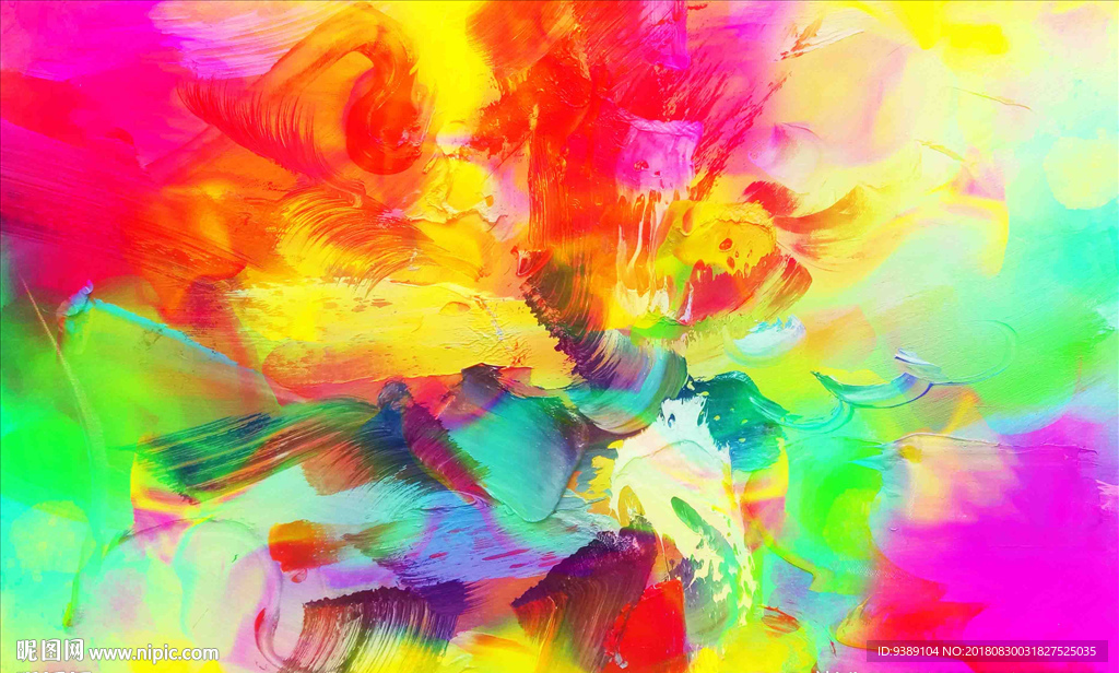 抽象油画