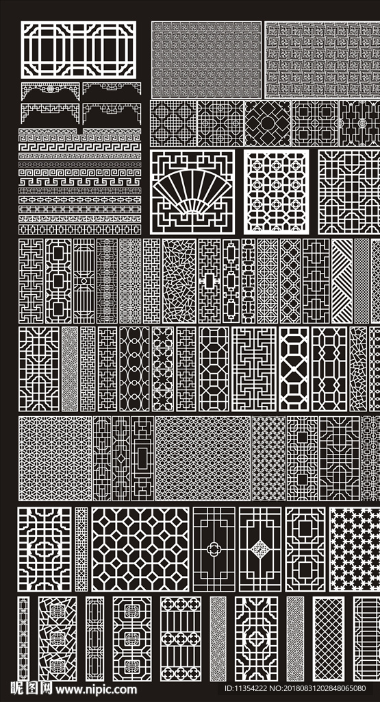 窗户 雕花  隔断