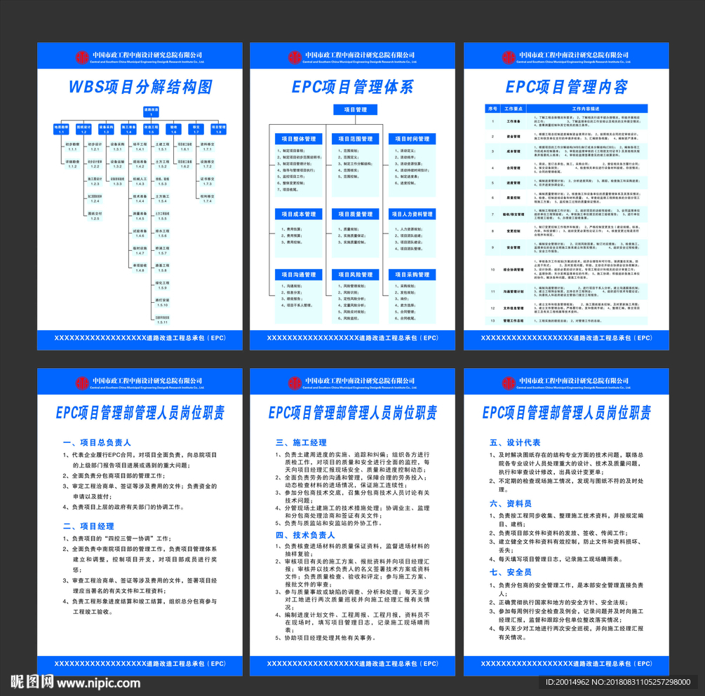 工程总承包（EPC）管理部制度
