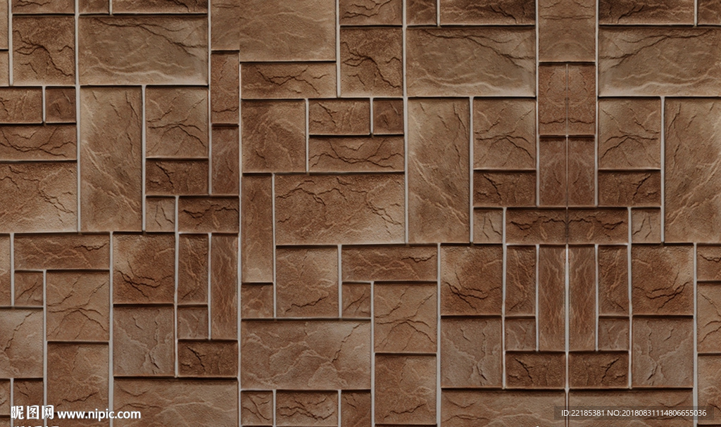 立体质感砖墙背景墙
