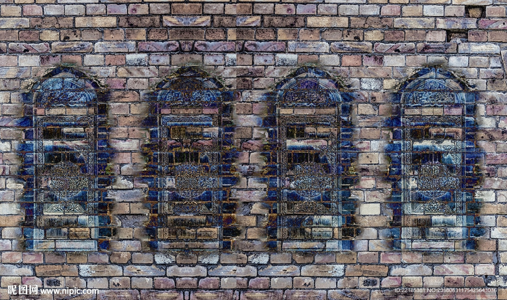 墙砖门窗背景墙