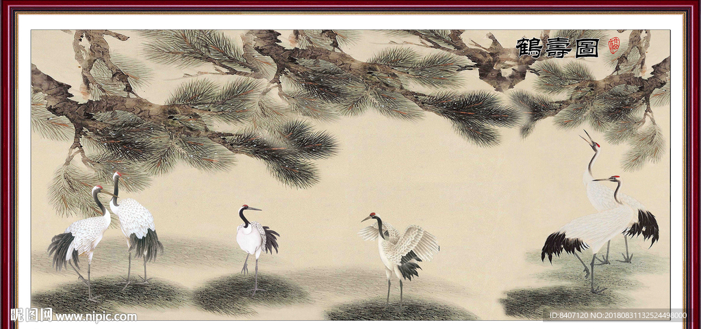 松鹤图