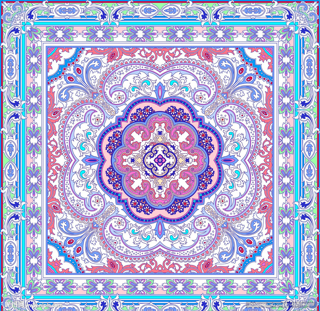 欧式花纹