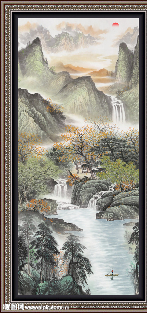 玄关山水画