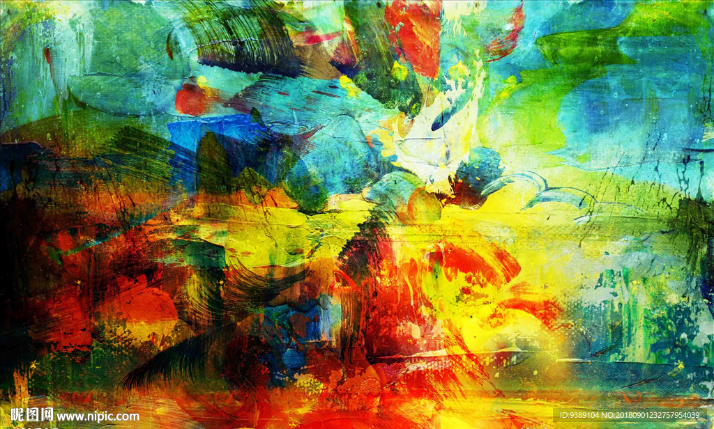 抽象油画